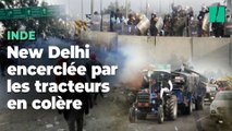 En Inde, des agriculteurs en colère veulent aussi marcher sur la capitale, qui se barricade