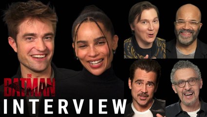 ‘The Batman’ Cast Interviews | Robert Pattinson, Zoë Kravitz, Colin Farrell