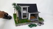 how to make a cardboard house model with a beautiful minimalist design