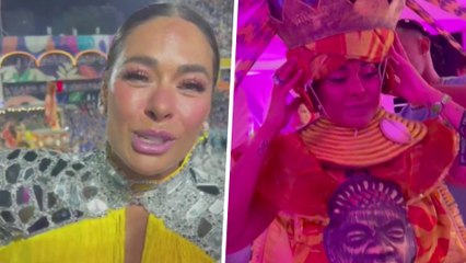 Galilea Montijo está “sufriendo” mucho en el Carnaval de Brasil