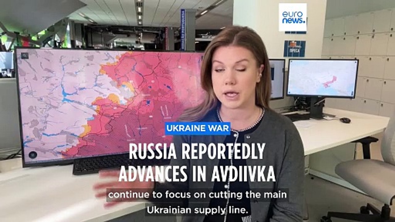 Russian forces reportedly advance in Ukraine's Avdiivka