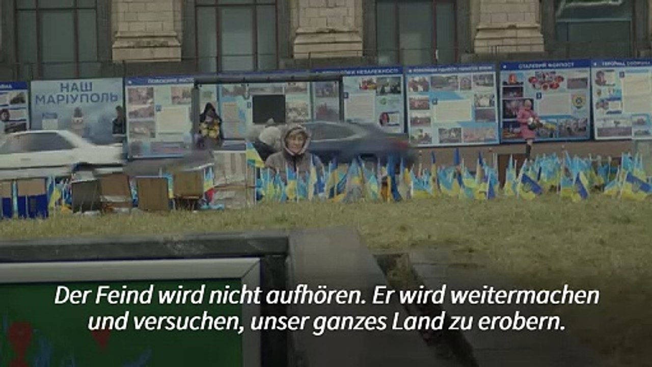 Zwei Jahre Krieg in der Ukraine - 'Wir haben jetzt immer Angst'