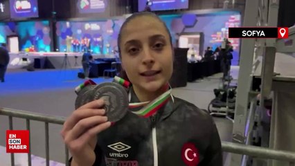 Burcu Alıcı, Avrupa Halter Şampiyonası'nda ilk madalyasını aldı