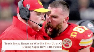 Travis Kelce Hugged & Says Sorry to Chiefs Coach Andy Reid at Super Bowl Party 12th February 2024