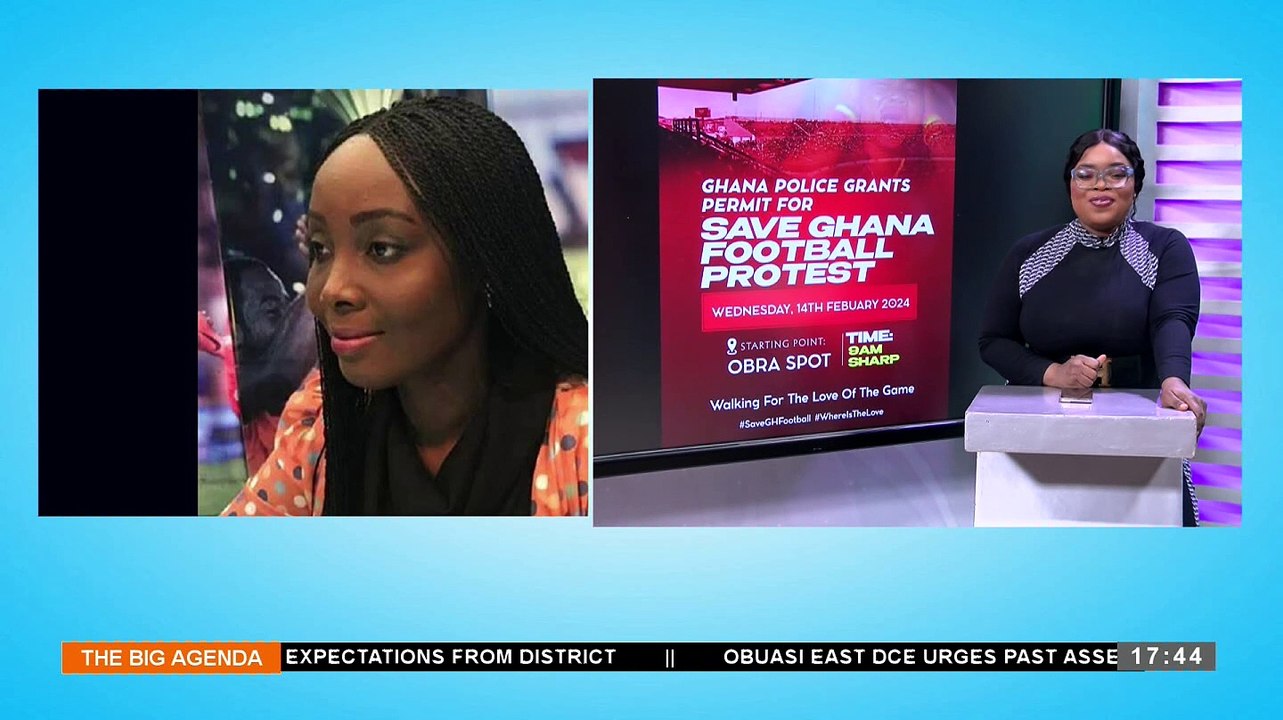 #SaveGhanaFootball Demo: What are the purpose, preparations and leaders of tomorrow's street protest - The Big Agenda on Adom TV (13-2-24)
