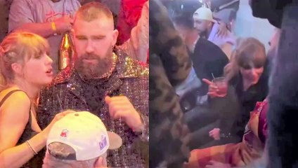 Taylor Swift Caught Sleep on Travis Kelce Shoulder During Chiefs Super Bowl Party 12th February 2024