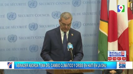 Abinader en la ONU pidió intervención de comunidad internacional ante crisis de Haití| Primera Emisión SIN