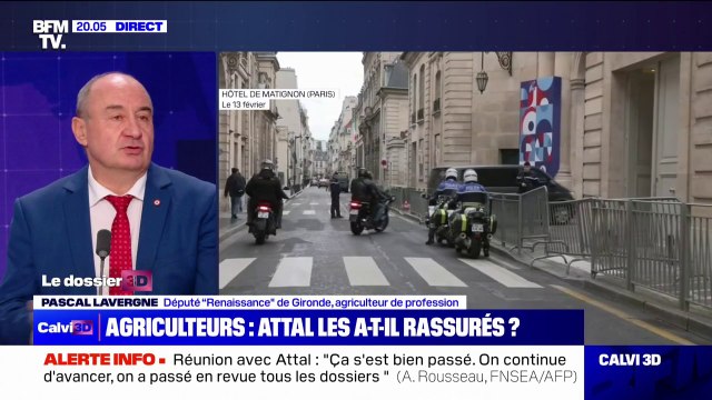 Revendications des agriculteurs: Nous sommes dans la co-construction, plus dans l'imposition des mesures , affirme Pascal Lavergne (Renaissance)