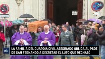 La familia del guardia civil asesinado obliga al PSOE de San Fernando a decretar el luto que rechazó