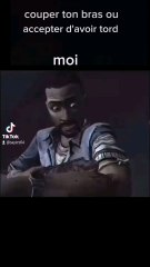 moi quand on me propose de sois couper mon bras sois dire la vérité