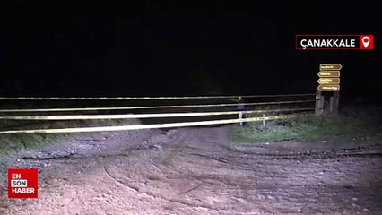 Çanakkale'de Karamenderes Çayı'ndaki taşkın nedeniyle tarlalar su altında kaldı