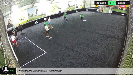 Faute de JASON GOREEBA - 100 CARDIO