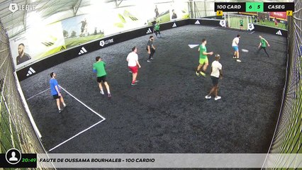 Faute de OUSSAMA BOURHALEB - 100 CARDIO
