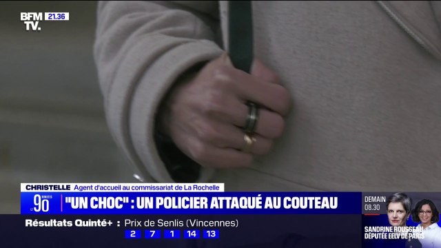 Ça a été un choc : Christelle, agent d'accueil au commissariat de La Rochelle, raconte l'agression au couteau subie par son collègue