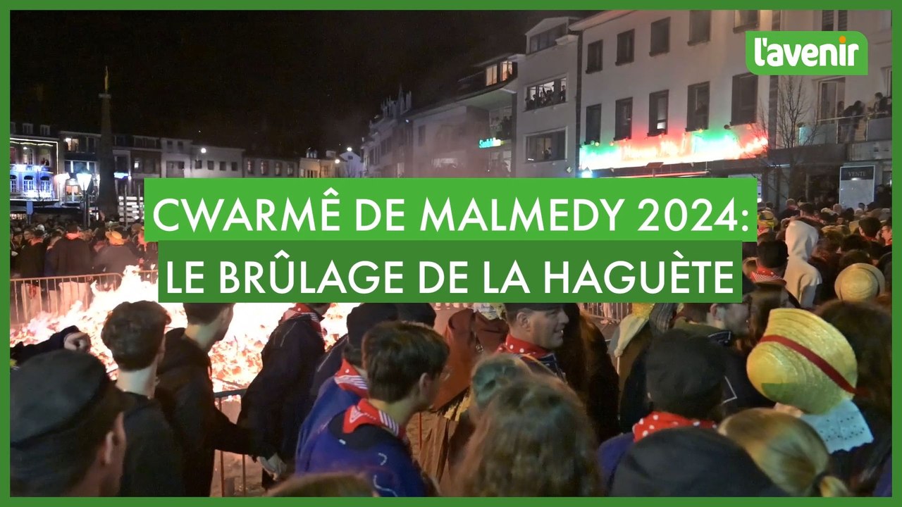 Cwarmê de Malmedy 2024: le brûlage de la Haguète