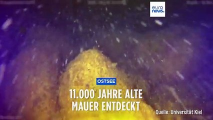 Sensationeller Fund in der Ostsee: 11.000 Jahre alte Mauer entdeckt