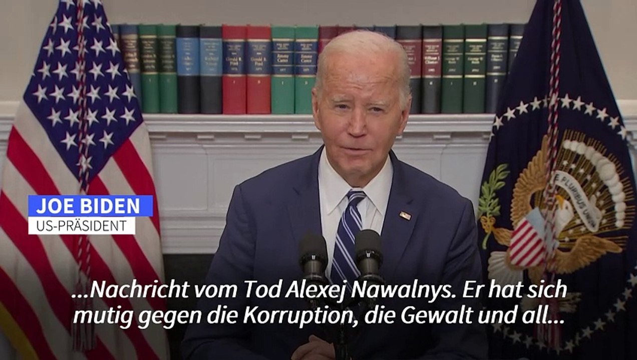 Biden: 'Putin ist für Nawalnys Tod verantwortlich'