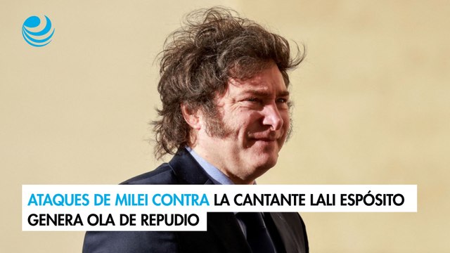 Ataques de Milei contra la cantante Lali Espósito genera ola de repudio