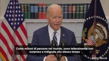 Biden indignato per la morte di Navalny: 