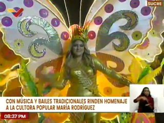 Carnavales del estado Sucre rinde homenaje a la Cultora Popular María Rodríguez