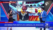 Carnaval ayacuchano deja un herido tras enfrentamiento entre asistentes y la Policía