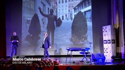 Marco Calabrese Ceo di Eau De Milano premiato a Sanremo