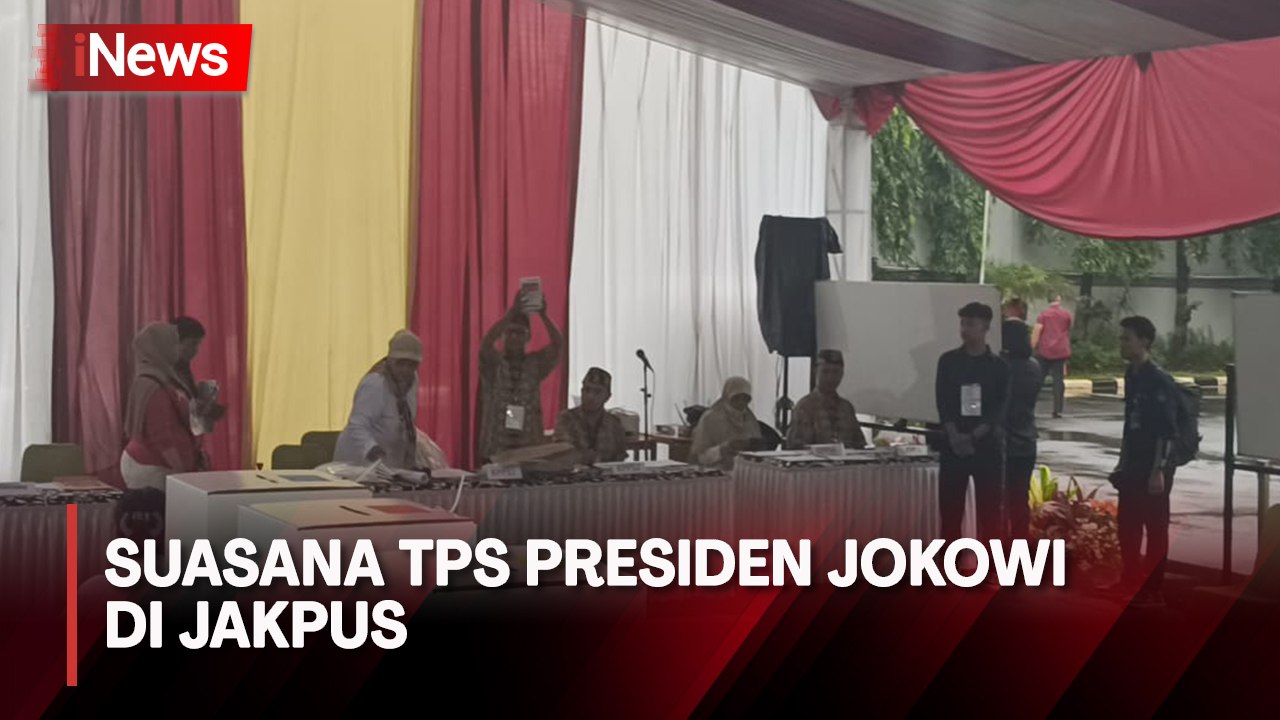 Begini Suasana TPS Tempat Presiden Jokowi Nyoblos