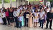 Pareja de conocidos sayuleños celebra sus 50 años de matrimonio en bodas colectivas