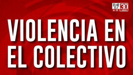Violencia en el colectivo: familia quiso viajar sin pagar y chófer los bajó con una picana