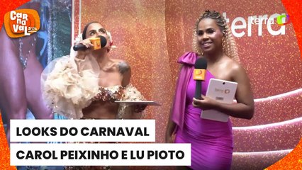 Carnaval 2024: Carmen Miranda e cores vibrantes inspiram looks de Carol Peixinho e Lu Pioto