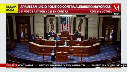 En EU, aprueban juicio político contra Alejandro Mayorkas