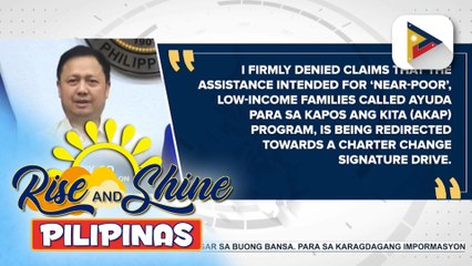 Rep. Co, iginiit na hindi ginagamit ang AKAP Program para sa cha-cha signature drive