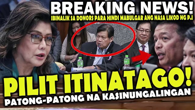 Dahil nabuking! pera ibinalik sa donors para hindi mabulgar ang tunay na nasa likod ng P.I