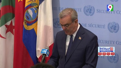 Abinader en la ONU: Haití está en un colapso irreversible | Emisión Estelar SIN