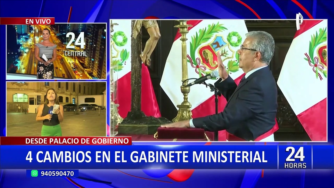 Dina Boluarte tomó juramento a nuevos ministros de Economía, Defensa, Ambiente y Energía y Minas