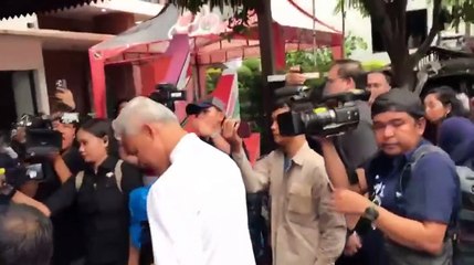 Ganjar Pranowo Nyoblos di Semarang, Jawa Tengah