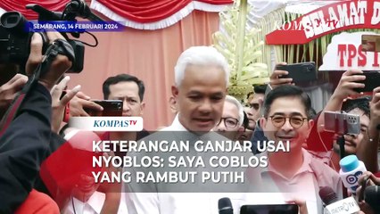 Keterangan Capres Ganjar Pranowo Usai Gunakan Hak Suara Nyoblos Pemilu 2024