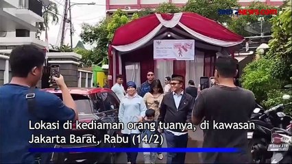 Selebgram Fuji Pergi Nyoblos ke TPS Bersama Keluarga