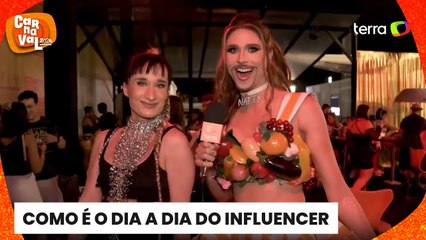 Serginho mostra como é o trabalho de um influencer no camarote