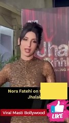 Nora Fatehi on the sets of Jhalak