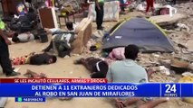 San Juan de Miraflores: caen “Los Chamos de la Pampa” por robar en negocios y viviendas