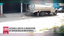 Asesinaron a Omar Reina, líder de la organización de taxistas Real de Oro, en Iguala