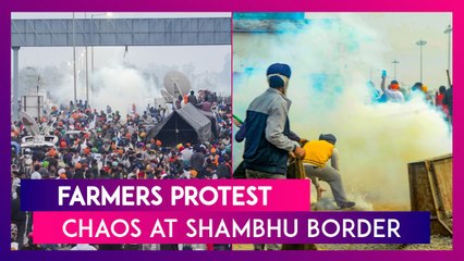 Farmers Protest: Haryana Police Detain Protesting Farmers At Shambhu Border As They Break Barricades