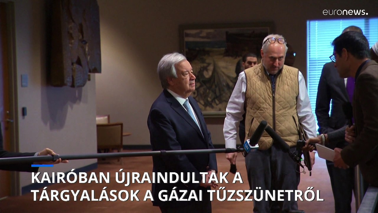 Izrael-Hamász háború: Kairóban tárgyalnak egy gázai tűzszünetről
