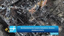 Bombardements russes à Selydove, Ukraine : plusieurs morts.