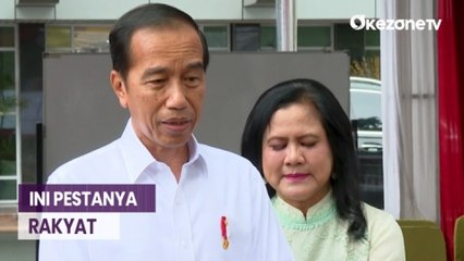 Mencoblos di TPS 10 Gambir, Jokowi: Ini Pestanya Rakyat