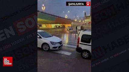 Şanlıurfa’da yağış hayatı olumsuz etkiledi