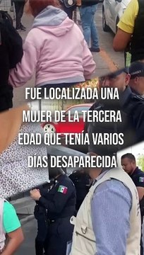 Una mujer de la tercera edad, que tenía varios días reportada como desaparecida, fue localizada deambulando por calles de la colonia Providencia de Guadalajara #TuNotiReel