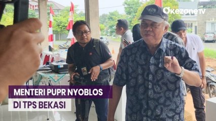 Masuk DPK, Menteri PUPR Basuki Baru Nyoblos Jam 12.00 di TPS Bekasi