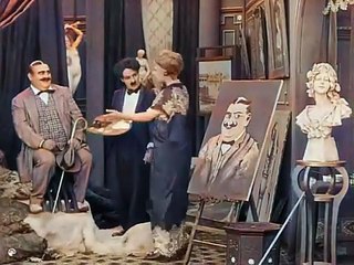 #CharlieChaplin -  Face on the Barroom Floor (1914) | Colorized & Restored Comedy